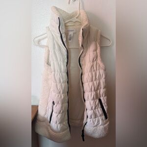Workshop Republic Clothing White Quilted Vest